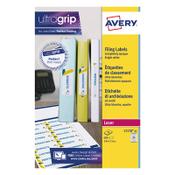 Avery L7170-25 white spine labels, 134mm x 11mm (600 labels)