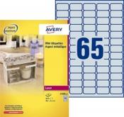 Avery L7690-25 metallic labels, 38.1mm x 21.2mm (1625 labels) image