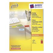 Multi-purpose labels (105 x 37mm, red) | Avery 3452 | 1,600 labels
