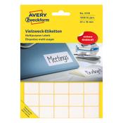 Multi-purpose labels (22 x 18mm) | Avery 3318 | 1,200 labels image