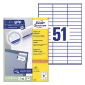 Multi-purpose labels (70 x 16.9mm) | Avery 3420 | 5,100 labels image