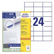 Multi-purpose labels (70 x 37mm) | Avery 3474 | 2,400 labels image