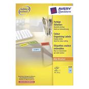 Multi-purpose labels (70 x 37mm, blue) | Avery 3449 | 2,400 labels image