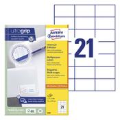 Multi-purpose labels (70 x 42.3mm) | Avery 3652 | 2,100 labels