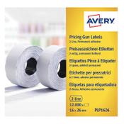 Price gun labels (26 x 16mm) | Avery PLP1626 | 12,000 labels image