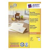Recycled labels (70 x 36mm) | Avery LR3475 | 2,400 labels image