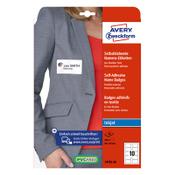 Textile labels/name badges (50 x 80mm) | Avery J4785-20 | 200 labels image