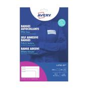 Textile labels/name badges (50 x 80mm) | Avery L4785-20 | 200 labels image
