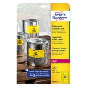 Weatherproof labels (63.5 x 29.6mm) | Avery L6105-20 | 540 labels