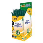Ballpoint pen | with cap | green | BIC Cristal | 50-pack image