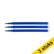 Ballpoint pen refill | erasable | blue | 123ink | 9-pack image