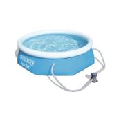 Swimming pool (Ø 244cm) | including filter pump | Bestway Fast Set image
