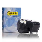 Brady MC1-1000-595-WT-BK black on white vinyl tape 25.4 mm x 7.62 m (123ink version) image