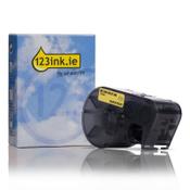 Brady MC-500-595-YL-BK black on yellow vinyl tape 12.7 mm x 7.62 m (123ink version) image