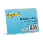 Brochure holder (A6) | L-foot landscape | 123ink