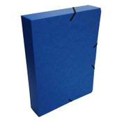Elasticated folder (400 sheets) | Bronyl blue