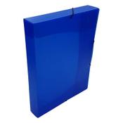 Elasticated folder 40mm (300 sheets) | Bronyl transparent blue