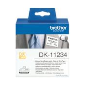 Brother DK-11234 black on white self-adhesive name badge labels (original Brother)