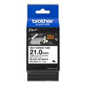 Brother HSe-251E black on white heat shrink tape, 21mm (original Brother) image