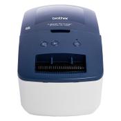 Brother QL-600B blue label printer image