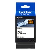Brother STe-151 black on transparent stencil tape 24mm (original Brother)