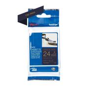 Brother TZe-RN54 gold on navy blue tape 24mm (original Brother) image