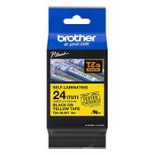 Brother TZe-SL651 black on yellow self-laminating tape, 24mm (original Brother) image