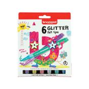 Felt-tip pen set | Bruynzeel Kids Glitter | 6-pack image