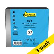 CD-R 80 min. (slimline) | 123ink | 10-pack x3 image