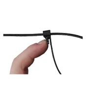 Cable ties | tiewrap (black, resealable) | 300 x 7.6mm | 100-pack image