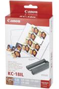 Canon KC-18IL ink cartridge + mini stickers (original Canon) image