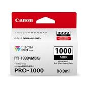 Canon PFI-1000MBK matte black ink cartridge (original Canon) image