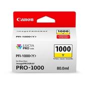 Canon PFI-1000Y yellow ink cartridge (original Canon) image
