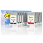 Canon PFI-101 MBK/BK/C/M/Y/PC/PM/R/G/B/GY/PGY ink cartridge 12-pack (123ink version) image