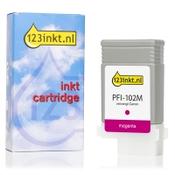 Canon PFI-102M magenta ink cartridge (123ink version) image