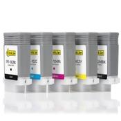 Canon PFI-102/PFI-104 MBK/BK/C/M/Y ink cartridge 5-pack (123ink version) image