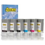 Canon PFI-102 MBK/MBK/BK/C/M/Y ink cartridge 6-pack (123ink version) image