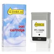 Canon PFI-106BK black ink cartridge (123ink version) image