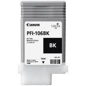 Canon PFI-106BK black ink cartridge (original Canon) image