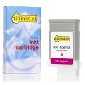 Canon PFI-106PM photo magenta ink cartridge (123ink version) image