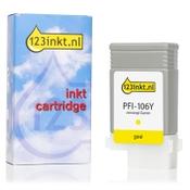 Canon PFI-106Y yellow ink cartridge (123ink version) image