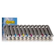 Canon PFI-1700 MBK/PBK/C/M/Y/PC/PM/GY/PGY/R/B/CO ink cartridge 12-pack (123ink version) image