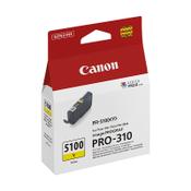 Canon PFI-5100Y yellow ink cartridge (original Canon) image