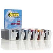 Canon PGI-550PGBK XL / CLI-551BK/C/M/Y/G XL ink cartridge 6-pack (123ink version) image