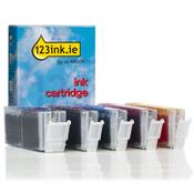 Canon PGI-580PGBK XL / CLI-581 BK/C/M/Y XL high capacity ink cartridge 5-pack (123ink version) image