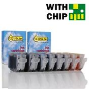 Canon PGI-5BK / CLI-8C/M/Y ink cartridge 8-pack (123ink version) image