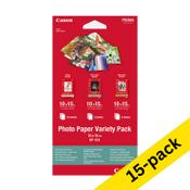 Canon VP-101 photo paper variety pack 10 x 15cm (20 sheets) | 15-pack image