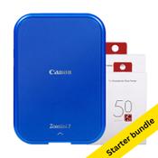 Canon Zoemini 2 navy blue mobile photo printer starter bundle image