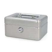 Cash box (steel, 15.2 x 12.5 x 8.1cm) | 123ink | silver