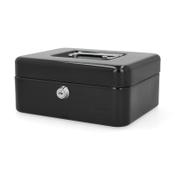 Cash box (steel, 20 x 17 x 9cm) | 123ink | black